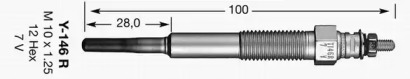 Свеча накаливания NGK 7492